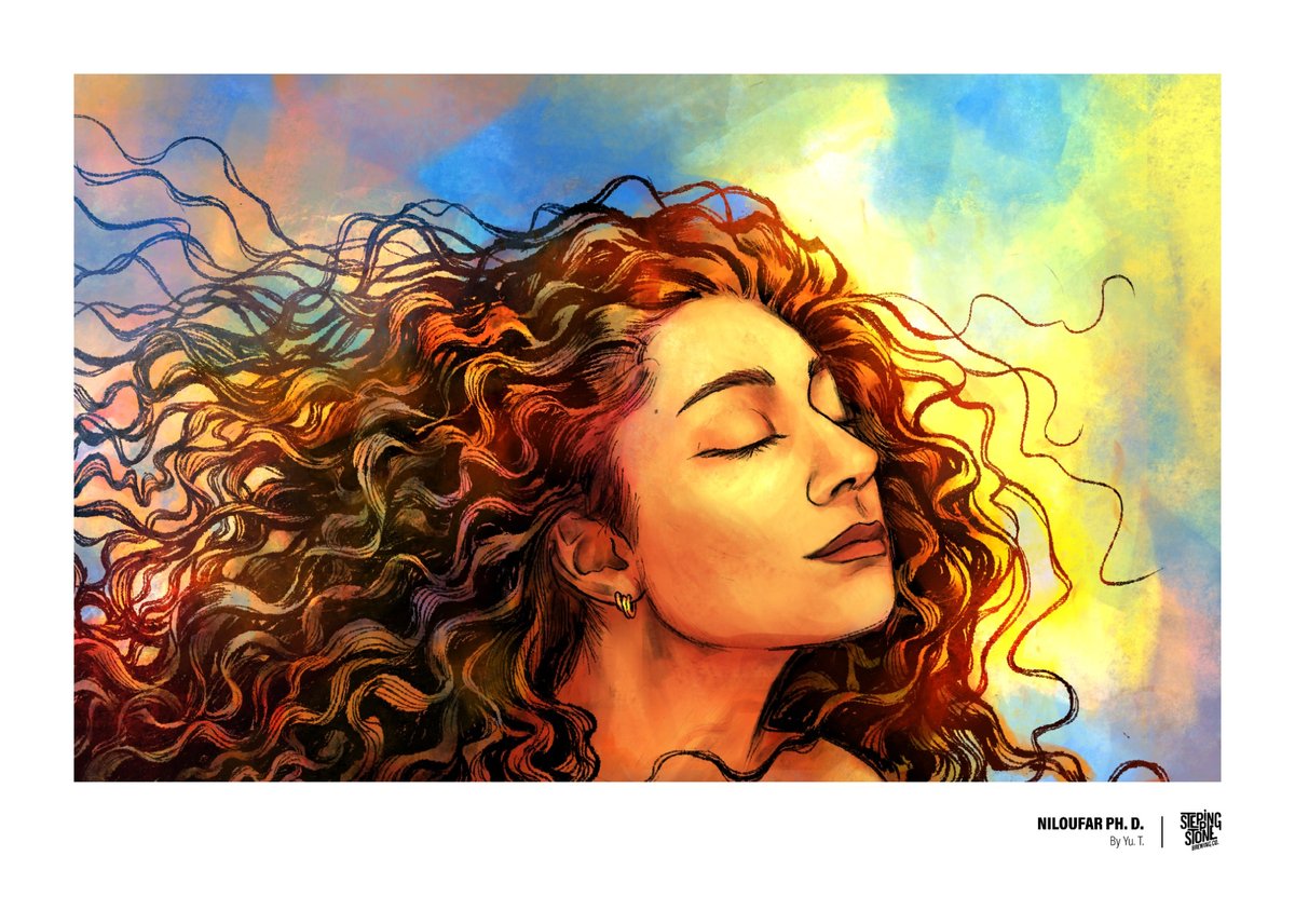 Woman, Colorfull, art, poster - Yullia T